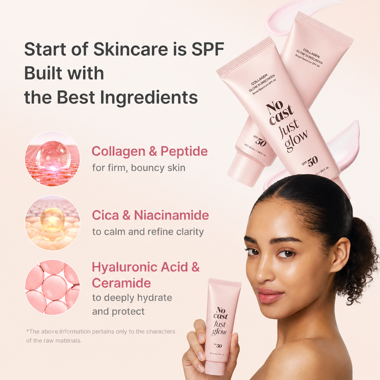 No Cast Just Glow Collagen Sunscreen