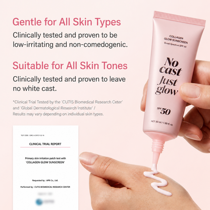 No Cast Just Glow Collagen Sunscreen