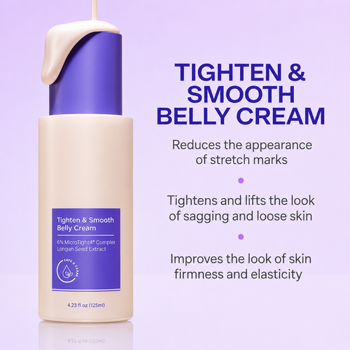 Tighten & Smooth Belly Cream - Quick Absorbing for Smoother, Firmer-Looking Skin